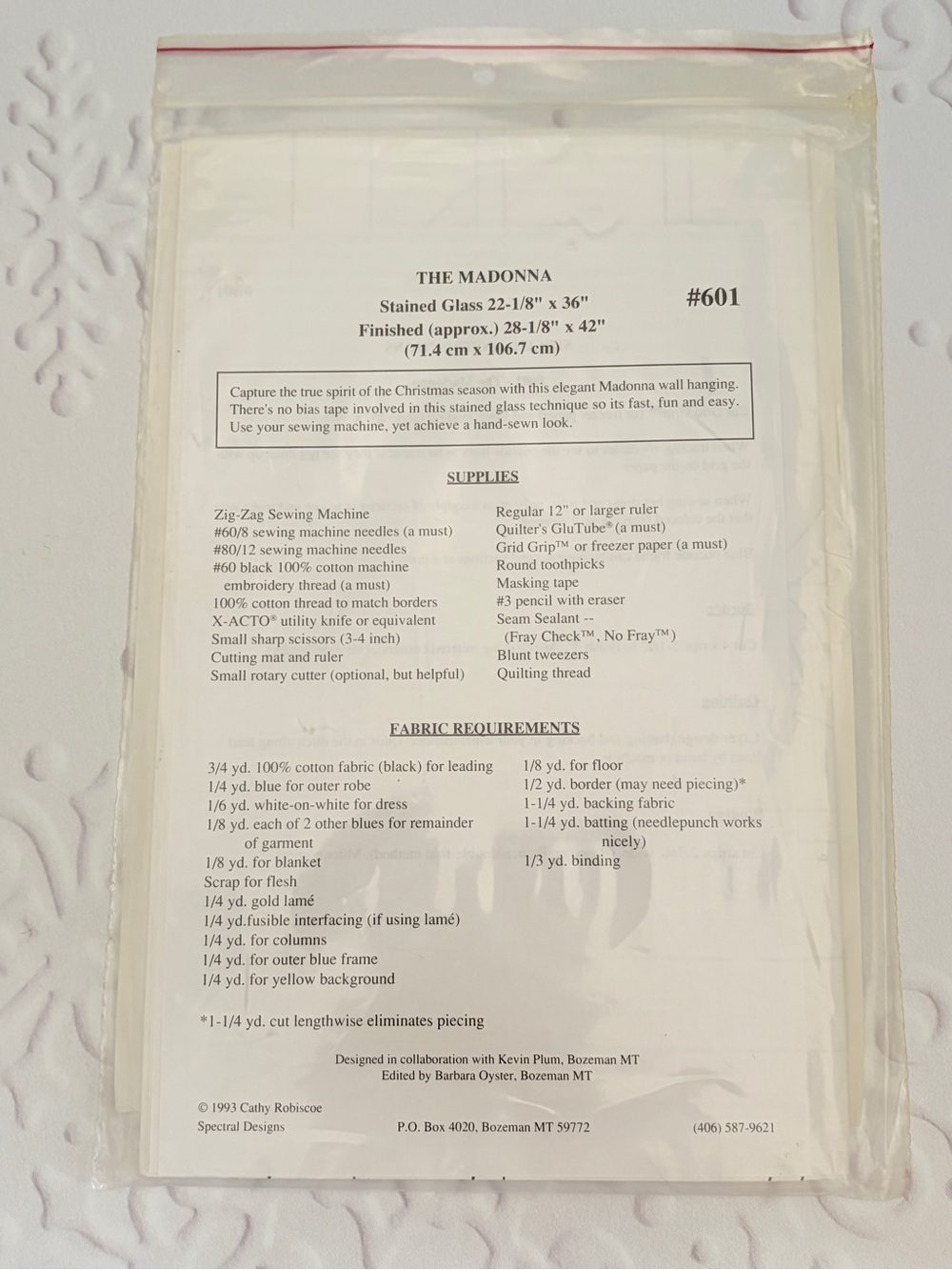 Christmas Quilt Pattern Lot | Santa Nativity Stained Glass (Vintage Classic) - Picture 13 of 13